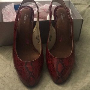 Red snakeskin by Ros Hommerson, new